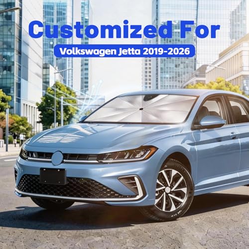 Car Windshield Sun Shade Umbrella for Volkswagen Jetta 2019 (For Volkswagen Jetta 2019-2026)