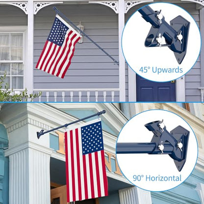 Flag Pole Upgraded Bracket (Blue)