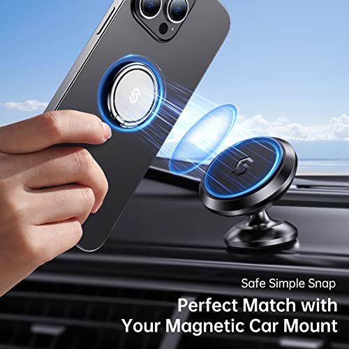 Cell Phone Ring Holder Stand (Silver / 1 Pack)