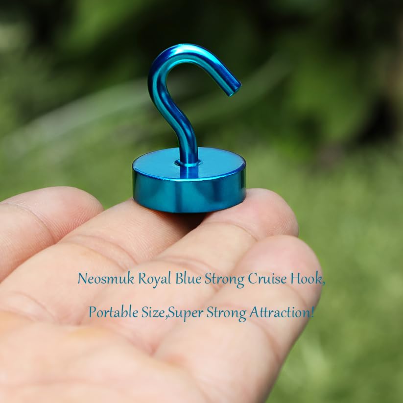 Magnetic Hooks Steel Tube Design for Cruise (Royalblue / 40lb Magnetic Hooks)