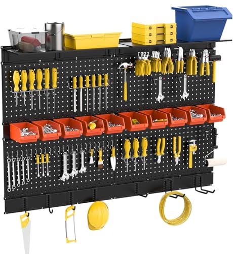 Pegboard Wall Organizer (Black)