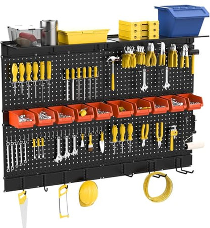 Pegboard Wall Organizer (Black)