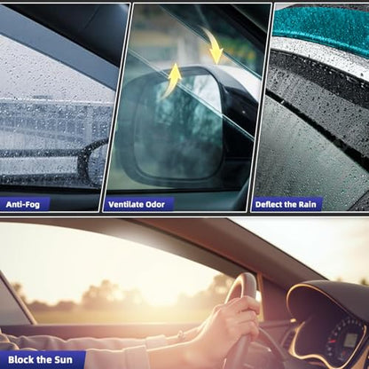 in Channel Window Visors Rain Guards Fit for Honda HR (For 2016-2022 HR-V)