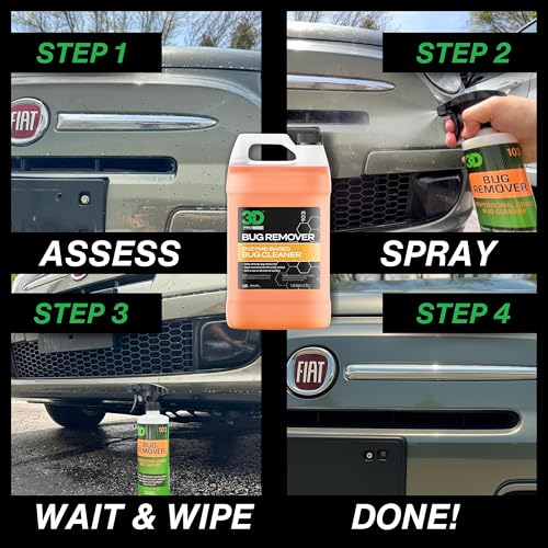 Bug Remover All Purpose Exterior Cleaner & Degreaser to Wipe Away Bugs on Plastic