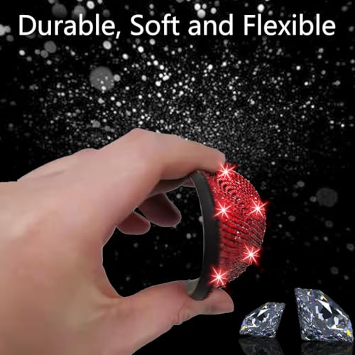 4pcs Bling Car Cup Holder Coaster (Red / 4pcs)
