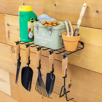 Gardening Hand Tools Organizer (9 x 17.5 x 1.75 inches)