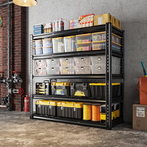 5 Tier Heavy Duty Metal Shelving for Garage Basement Warehouse (48" W x 18" D x 72" H)