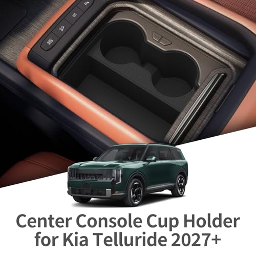 Center Console Cup Holder for Kia Telluride 2027 Premium Trims (Center Console Cup Holder (Premium Trims))