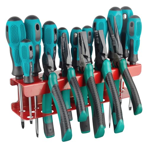 Magnetic Screwdriver Rack (Red Screwdrivers Holder)
