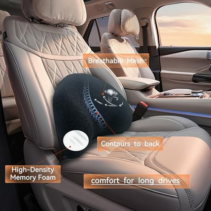 Super Snug Lumbar Support Pillow for Car (Backsaver-four)