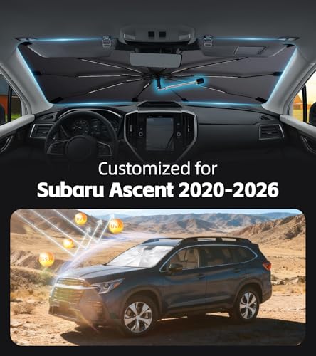 Windshield Sun Shade for Subaru Ascent 2020 (Fit for S*ubaru Ascent 2020-2026)