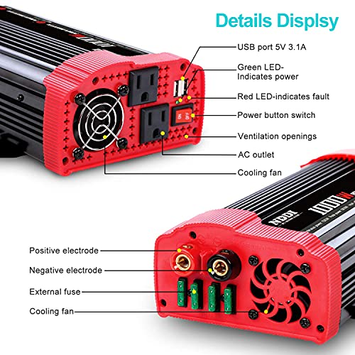 1000W Car Power Inverter (1000W)