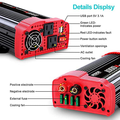 1000W Car Power Inverter (1000W)