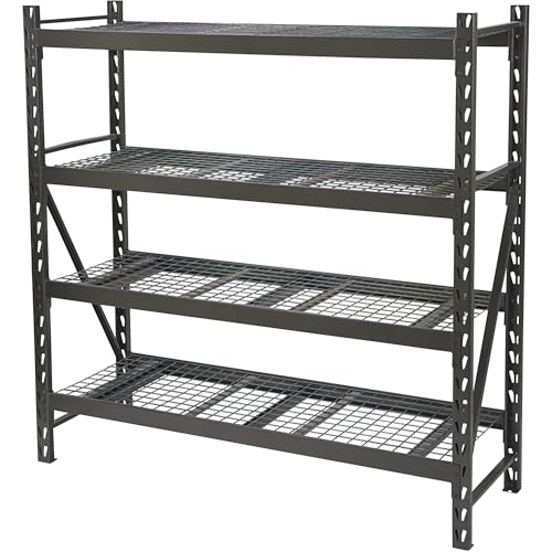 4 Tier Industrial Steel Shelving Unit (4 Tier)