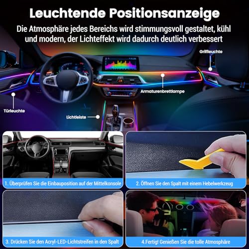 Dream Color Acrylic Interior Car Lights