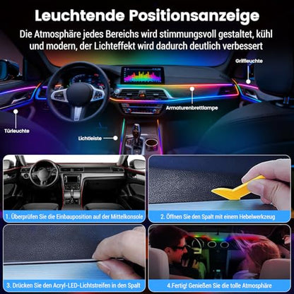 Dream color Acrylic Interior Car Lights