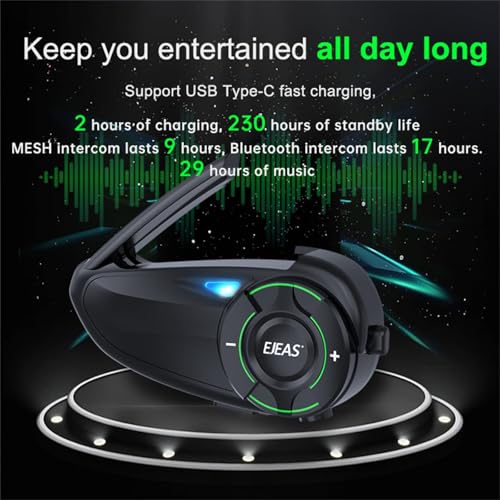 Q8 Motorcycle Helmet Bluetooth Headset
