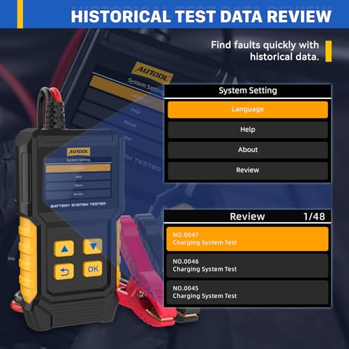Car Battery Tester 12V 24V Cranking Charging Load 30 (BT 360)