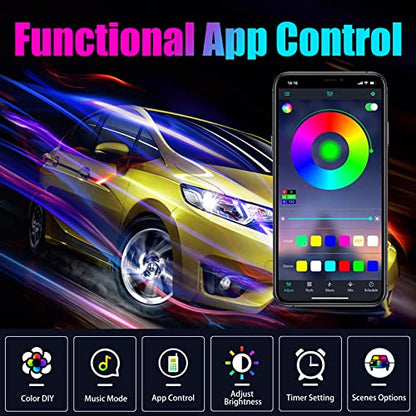 1 PC Car LED Strip Lights