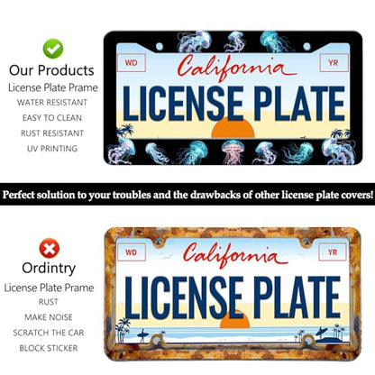 Jellyfish License Plate Frames (Jellyfish)