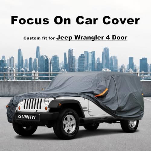 Premium Car Cover Custom Fit Jeep Wrangler 4 Door (13 Jeep / 13.09 Jeep Wrangler 4 Door)