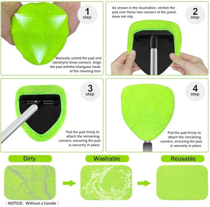 XINDELL 5 Pack Microfiber Pads (Green)