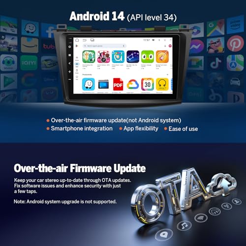 4+64GB 9" Android 14 Car Stereo for Mazda 3 2010 (Mazda 3 4+64GB)