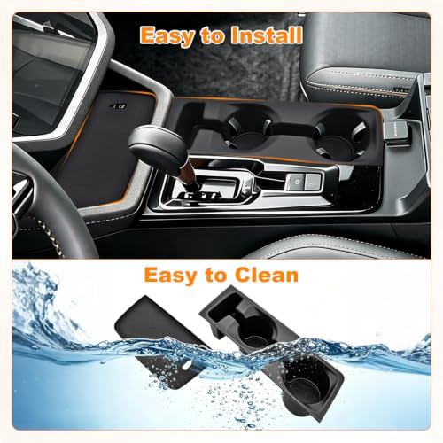 Cup Holder Insert and Charging Mat for 2026 Subaru Forester Accessories (for 2026 Subaru Forester Accessories)