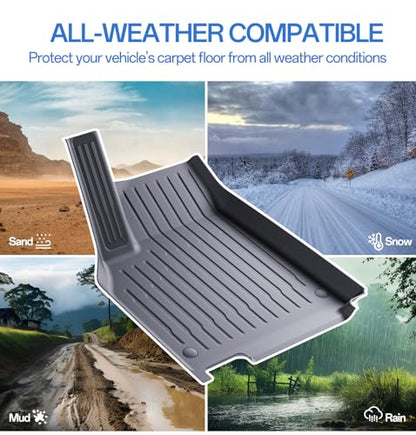 Floor Mats Fit for Model Y 2026 (3 PCS for Model Y 2025-2026 Juniper 5-Seat)