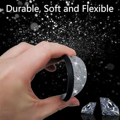 4pcs Bling Car Cup Holder Coaster (Silver / 4pcs)