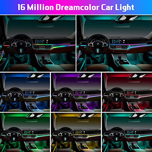 Acrylic Interior Car LED Strip Light RGB Dreamcolor 10 in1 with Wireless APP (dreamcolor 10 in 1(one control box))