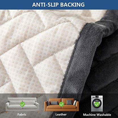 Couch Cover Sectional Couch Covers (36''x70''/Rectangular / Dark Gray)