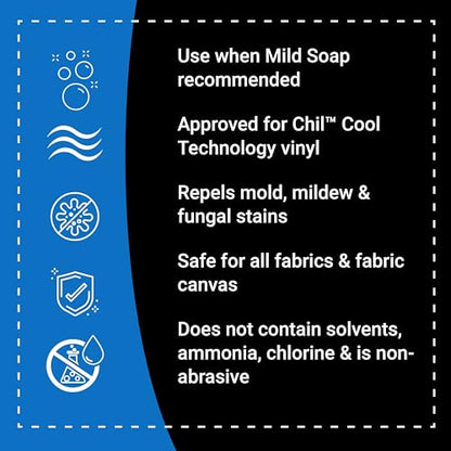 Bling Sauce Mild Soap Sauce Upholstery & Vinly Cleaner for Boats (32 Fl Oz (Pack of 1))