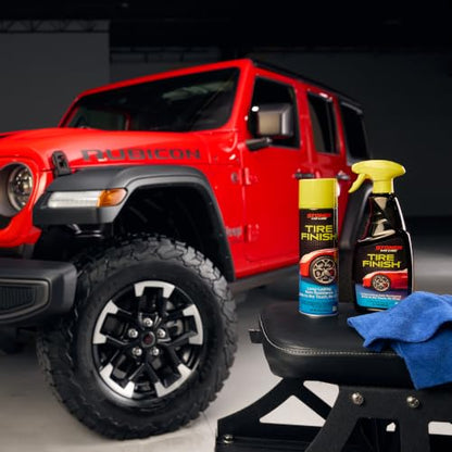 Tire Finish Tire Shine Spray (12 Ounce (Pack of 6))