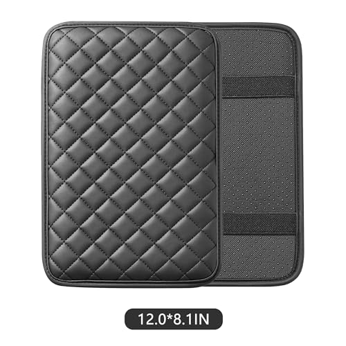 Car Armrest Covers (Classy Black / S - 12.0*8.1 inches)