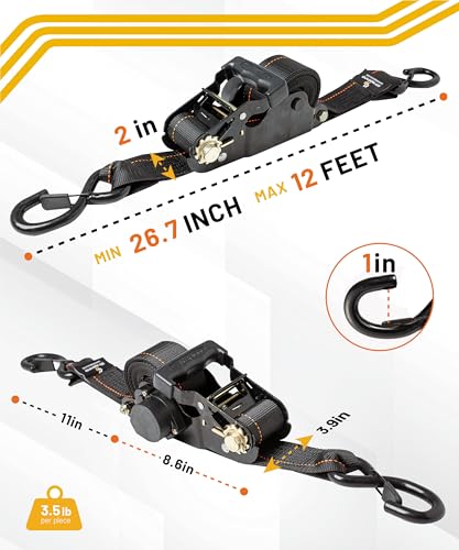 Retractable Ratchet Tie (Black)