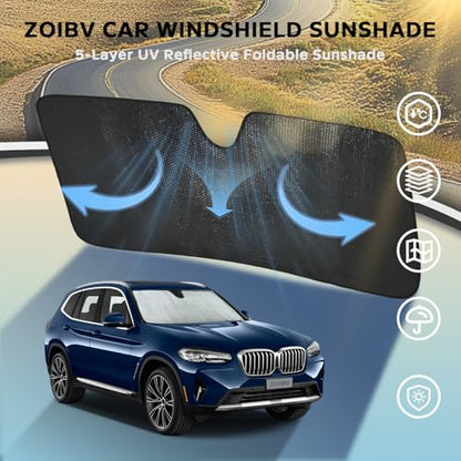 Car Windshield Sun Shade for BMW X3 2018 (for BMW X3 2018-2024)