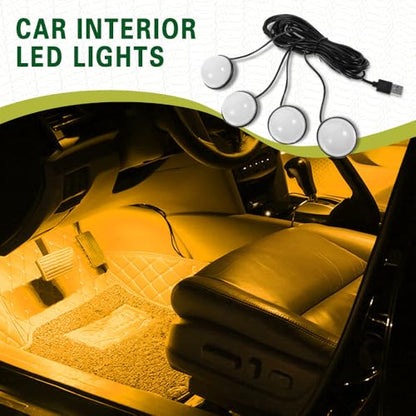 Car Interior LED Lights (Orange)