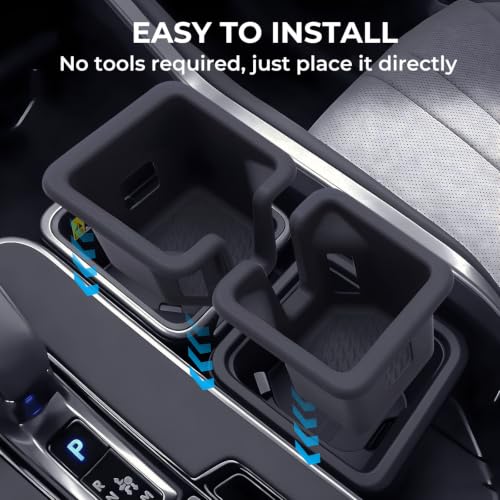 Center Console Cup Holder Inserts for Lexus TX TX350 (Fits for 2024-2026 TX)