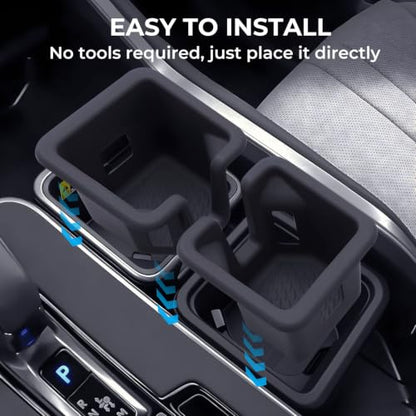 Center Console Cup Holder Inserts for Lexus TX TX350 (Fits for 2024-2026 TX)