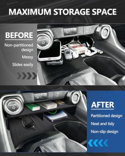3PCS Center Console Sets for Toyota Grand Highlander 2024 (3PC For 2024-2026 Grand Highlander)