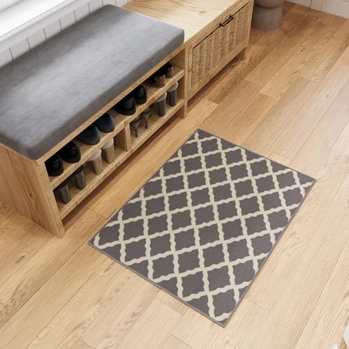 2x3 Indoor Door Mat (Trellis Gray / 2'3" x 3' (Mat))