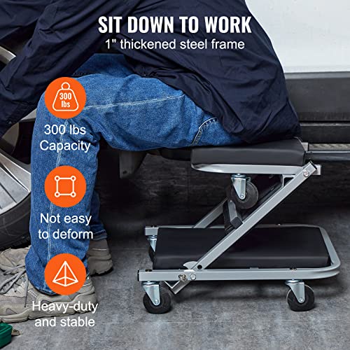 Mechanic Creeper (36 inch-2 in 1 / Black)