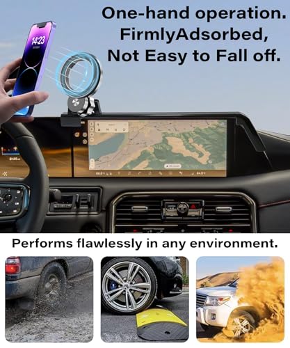 Car Phone Holder for Nissan Armada 2025 2026 14.3" Screen Accessories (for 2025-2026 Nissan Armada (14.3 Inch Screen))