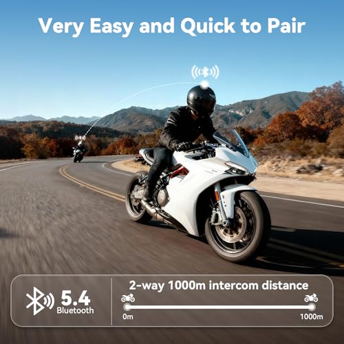 Motorcycle Helmet Bluetooth Headset Intercom Communication Systems (Black / XGP 1 Unit)