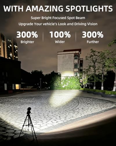 4 Inch Round Led Pod Lights (2pcs 4 inch White)