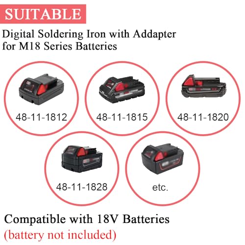 Jumper Cables Adapter Compatible with mil.Waukee m18 Battery (2FT)