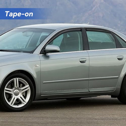 Window Visors Rain Guards for 2002 (2002-2008 Audi A4/S4)