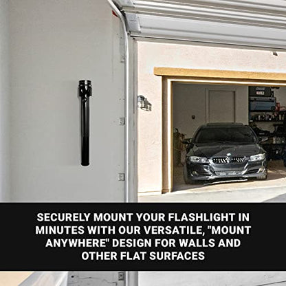 Heavy Duty Flashlight Mount Compatible with MagLite D (D Battery)