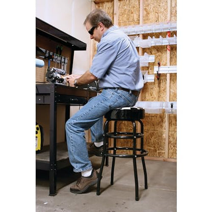 W85023 28.5 in. Checkerboard Swivel Bar Stool (Checkerboard Swivel Bar Stool)